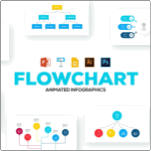 `v[! Flowchart Aj[Vt infographics PowerPoint ev[g Vol.3