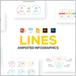 `v[! Line Aj[Vt infographics PowerPoint ev[g Vol.5